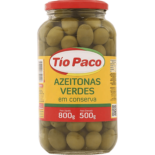 Azeitona Verde Tio Paco 500g