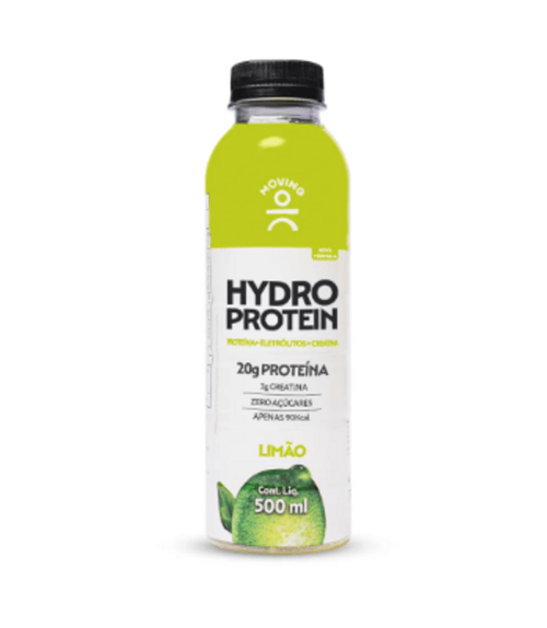 BEBIDA ISOTONICA MOVING HYDRO PROTEIN 500ML-GF COM 20G PROTEINA SABOR LIMAO