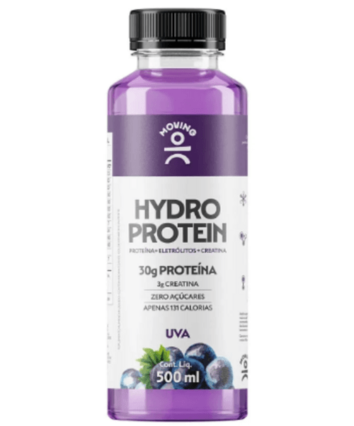 BEBIDA ISOTONICA MOVING HYDRO PROTEIN 500ML-GF COM 20G PROTEINA SABOR UVA