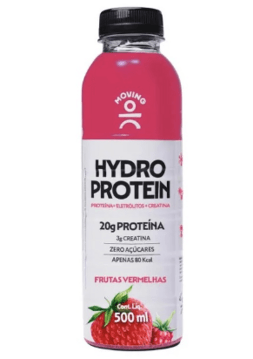 BEBIDA ISOTONICA MOVING HYDRO PROTEIN 500ML-GF COM 20G PROTEINA SABOR FRUTAS VERMELHAS