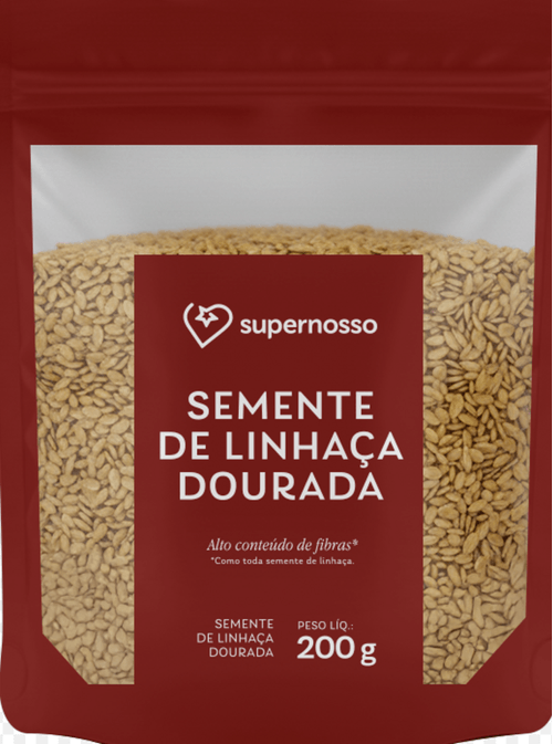 SEMENTE LINHACA DOURADA SUPERNOSSO 200G PC