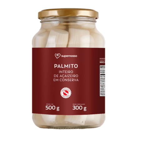 PALMITO ACAI SUPERNOSSO 300G INTEIRO