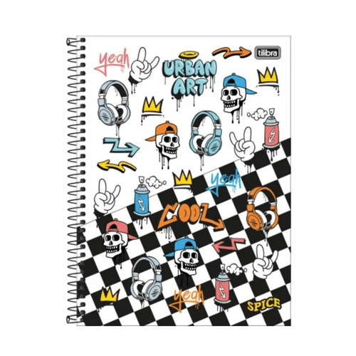 Caderno Capa Dura Universitário Tilibra 1 Matéria Spice 80 Folhas