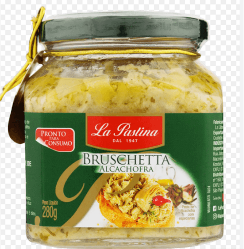 BRUSCHETTA PERUANA LA PASTINA 280G ALCACHOFRA