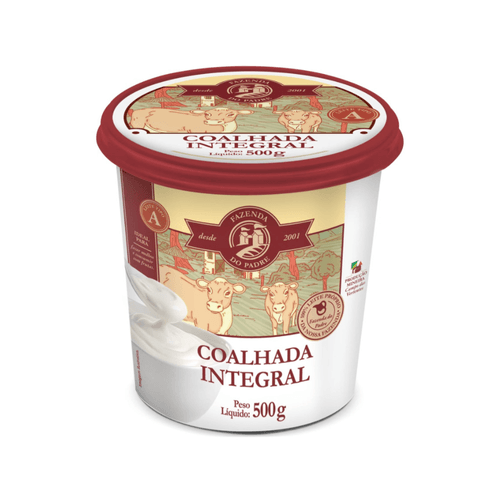 Coalhada Integral Fazenda do Padre 500g