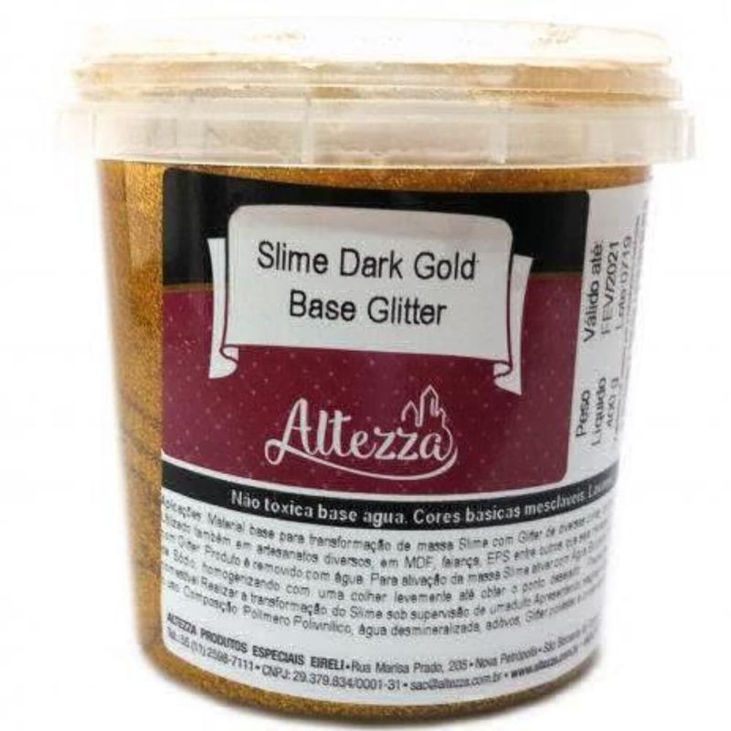 Slime-Altezza-Glitter-Dark-Gold-400g