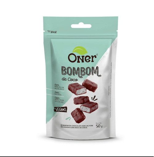BOMBOM ONER  50G SEM LACTOSE -COCO