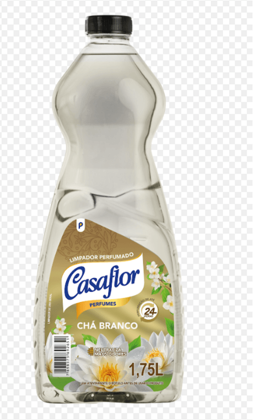 LIMPADOR PERFUMADO CASAFLOR 1,75L-FR CHA BRANCO