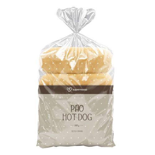 Pão de Hot Dog Super Nosso com 10 Unidades 500g