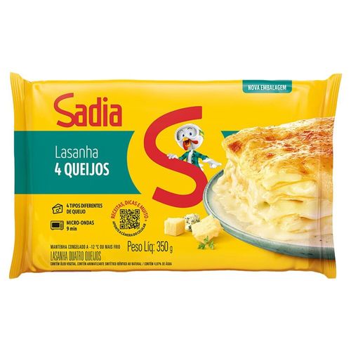 Lasanha 4 Queijos Sadia 350g