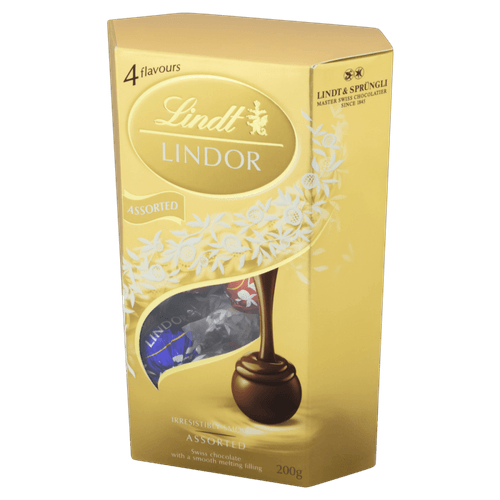 Chocolate Suíço Sortido Recheio Cremoso Lindt Lindor Caixa 200g