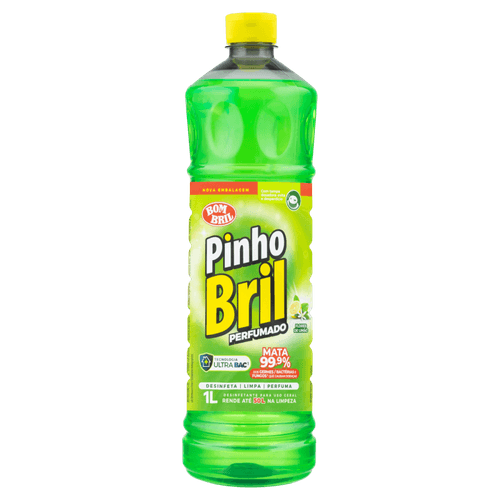 Desinfetante para Uso Geral Perfumado Flores de Limão Pinho Bril Squeeze 1l