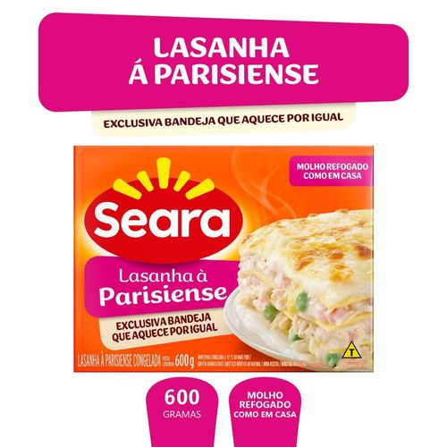 Lasanha parisiense Seara 600g