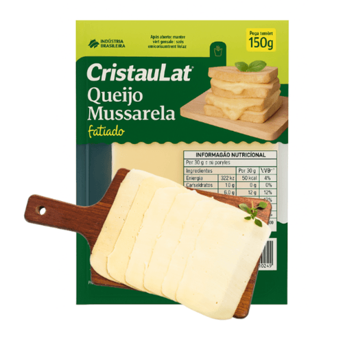 Muçarela Cristaulat fatiada 150g