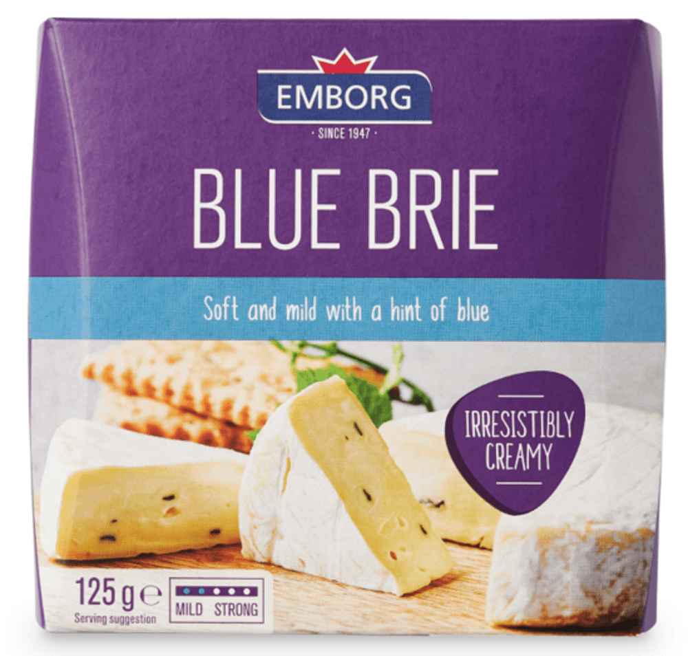 QUEIJO BRIE EMBORG BLUE 125G