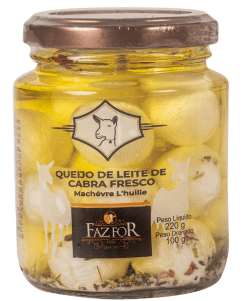 QUEIJO DE LEITE DE CABRA FRESCO FAZ FOR 220G-VD COM ERVAS FINAS