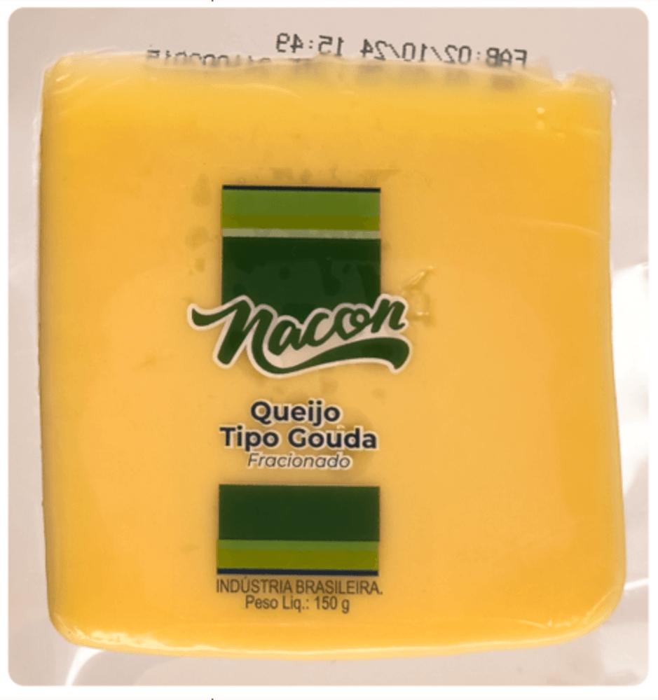 QUEIJO TIPO GOUDA NACON 150G FRACAO