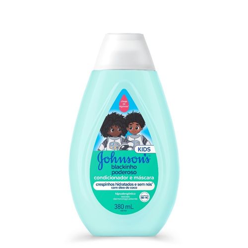 Condicionador e Máscara Johnson's Kids Blackinho Poderoso Frasco 380ml
