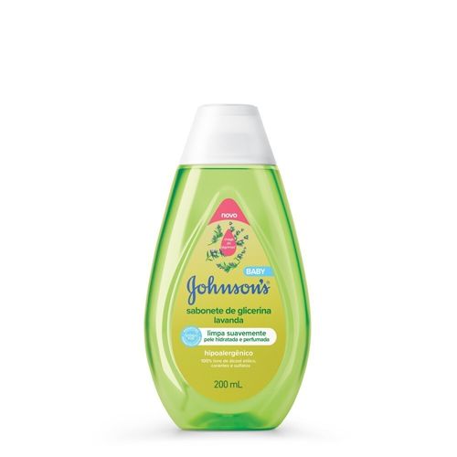 Sabonete Líquido Glicerina Lavanda Johnson’s® Baby-200m