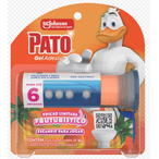 Desodorizador Sanitário Pato Gel Adesivo Futuístico Aplicador e Refil 6 Discos