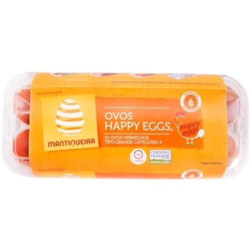 Ovos Vermelhos Mantiqueira Happy Eggs 10 Unidades