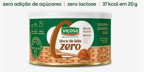 DOCE LEITE VICOSA 400G-LT ZERO ACUCAR