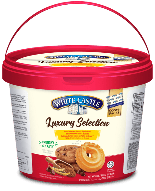 Biscoitos Amanteigados White Castle Luxury Selection 300g