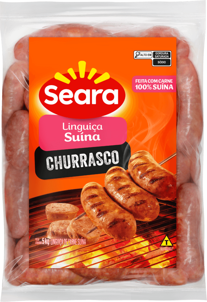 Linguiça Suína Churrasco Seara 1Kg
