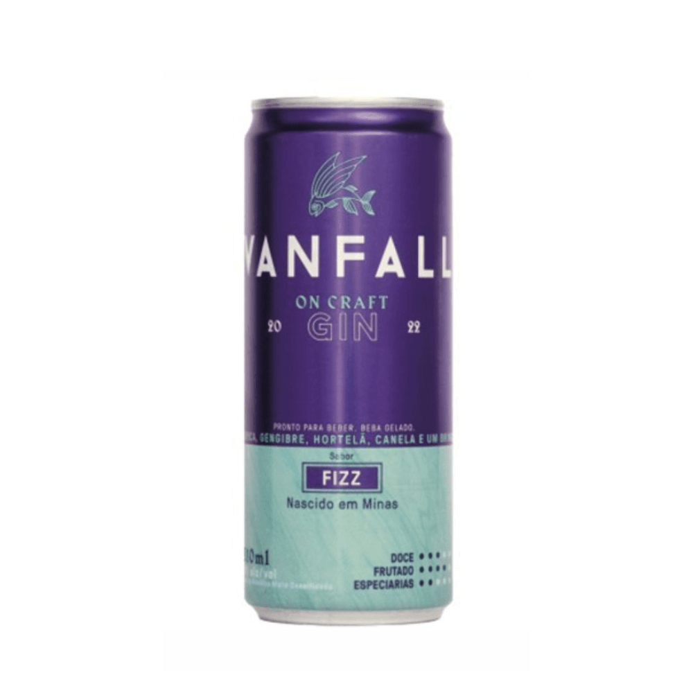 Gin Vanfall Fizz Hortelã Lata 355ml