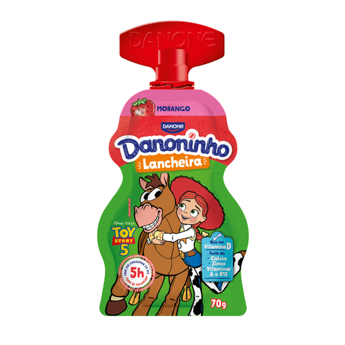 IOGURTE LIQUIDO INTEGRAL DANONINHO LANCHEIRA TOY STORY 5 70G-SQUEEZE MORANGO