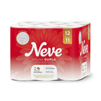 Papel Higiênico Neve Toque da Seda Folha Dupla Neutro 30m Leve 12 Pague 11
