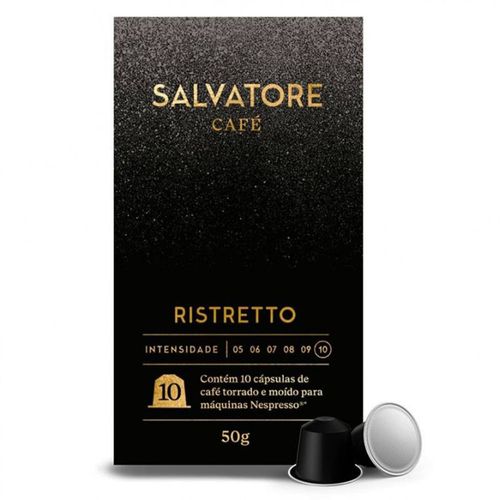 Café em Cápsula Baggio Salvatore Ristretto 10 Unidades 50g