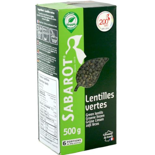 Lentilha Verdes Da Franca Sabarot 500g