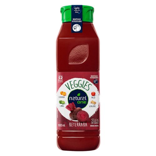 Suco Veggie Beterraba Natural One Refrigerado Garrafa 900ml