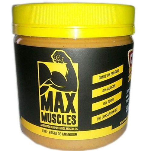 Pasta De Amendoim Max Muscles Tradicional 1Kg