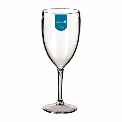 Taça Duracril Acrílica Para Vinho Cristal 400ml