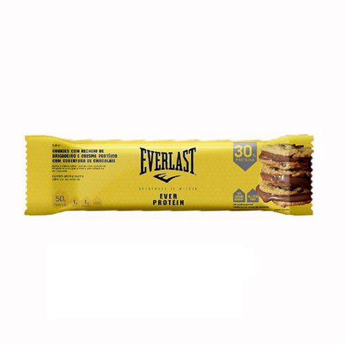 Barra de Proteína Everlast Cookies Com Recheio de Brigadeiro e Crispe Protéico 50g