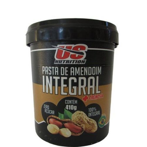 Pasta de Amendoim Integral Us Nutrition 410g