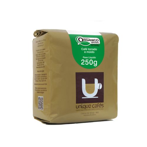 Café Unique Orgânico Torrado E Moido 250g