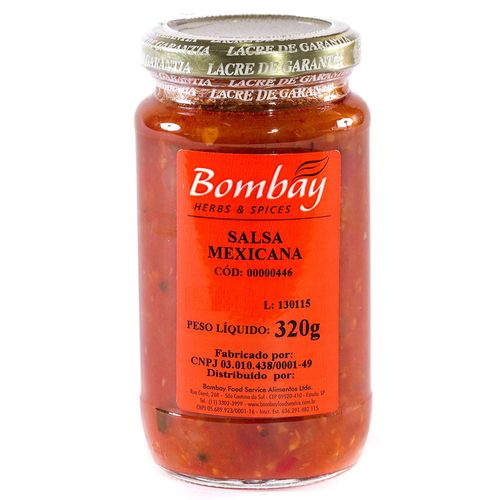 Molho Salsa Mexicana Bombay 340g