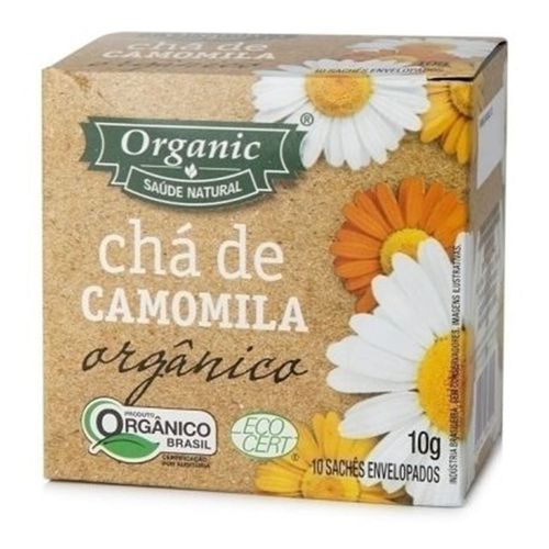 Chá Organic Orgânico Camomila 10g
