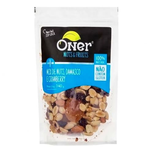 Mix De Nuts Oner Damasco E Cranberry 140g