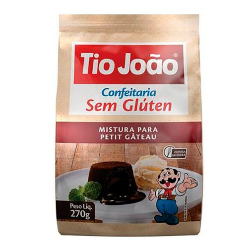 Mistura para Petit Gâteau Tio João 270g