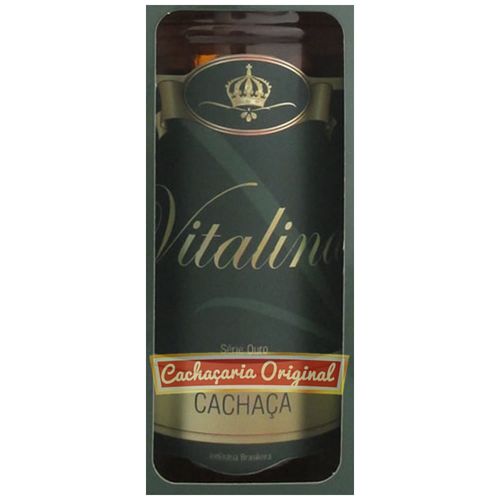 Cachaça Vitalina Ouro Com Caixa Presente 670ml