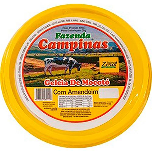 Geleia de Mocotó Para de Minas Amendoim 400g