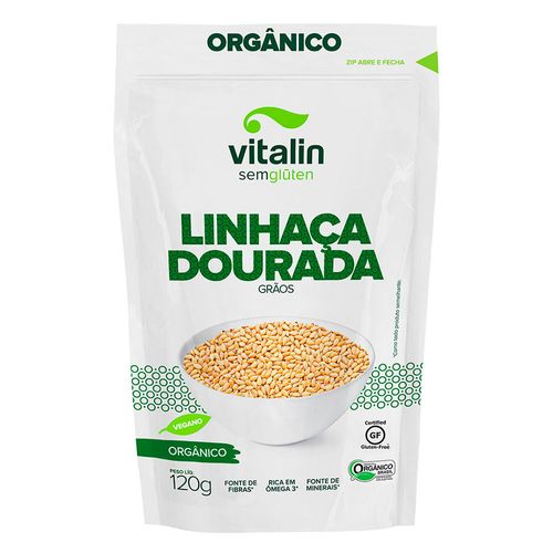 Linhaça Dourada Vitalin Sachê 120 g