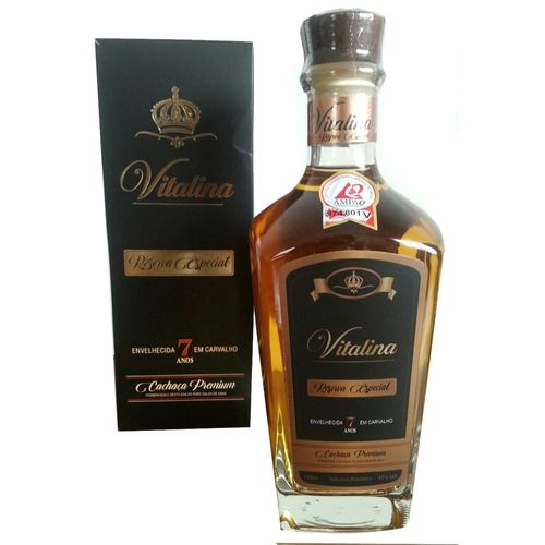 Cachaça Premium Vitalina Reserva Especial 750ml