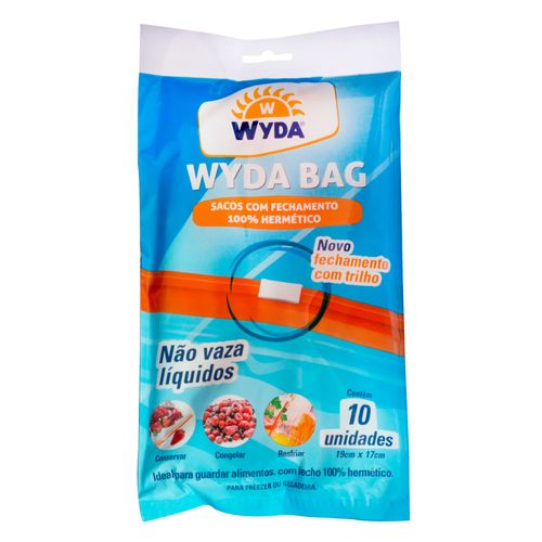 Saco Hermético Wyda Bag Com Trilho 10 Unidades