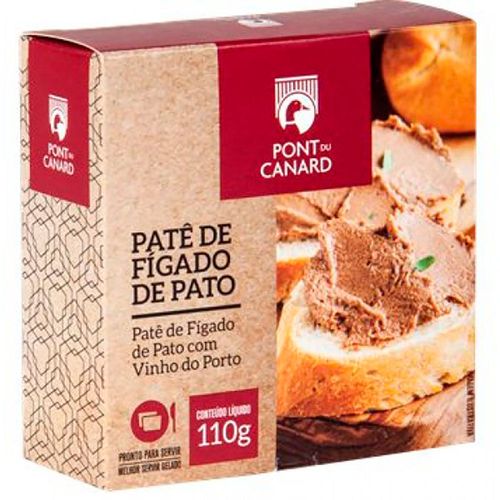 Pate de Pato Du Canard Com Confit de Laranja Caixa 110g