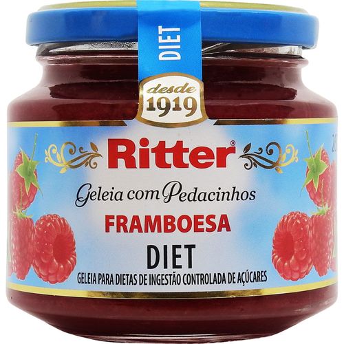 Geleia Diet Ritter com Pedacinhos de Framboesa 260g